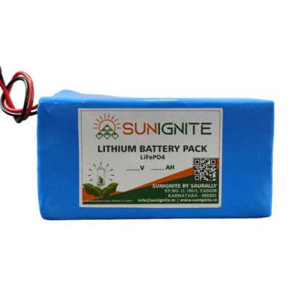 12Ah 12.8V LFP (LiFePO4) Battery Pack With BMS